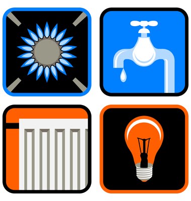 public-utilities-icon-set-vector